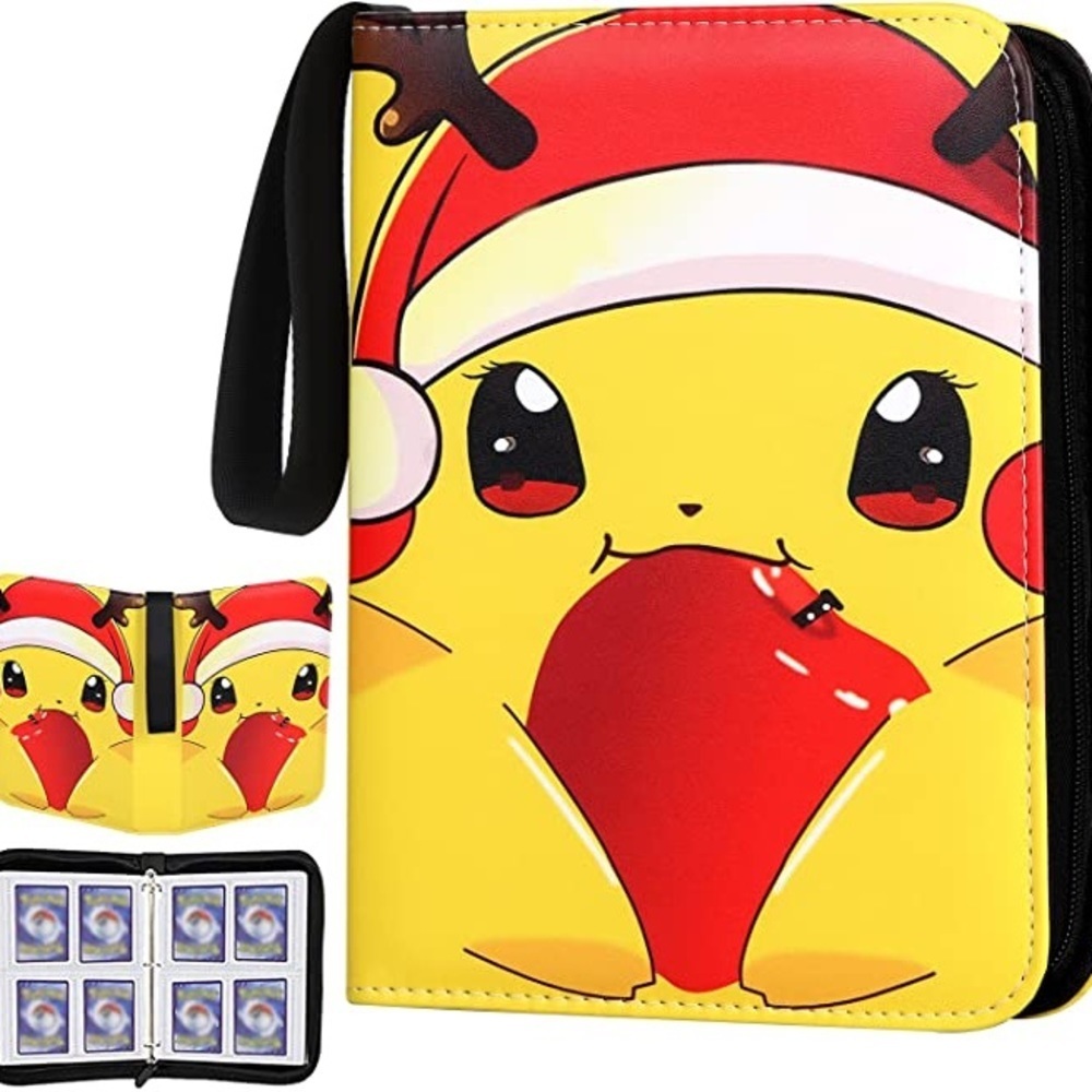 New Pokémon Card Binder, PU Case, 4 Pocket, 400 Cards - Picture 6 of 7